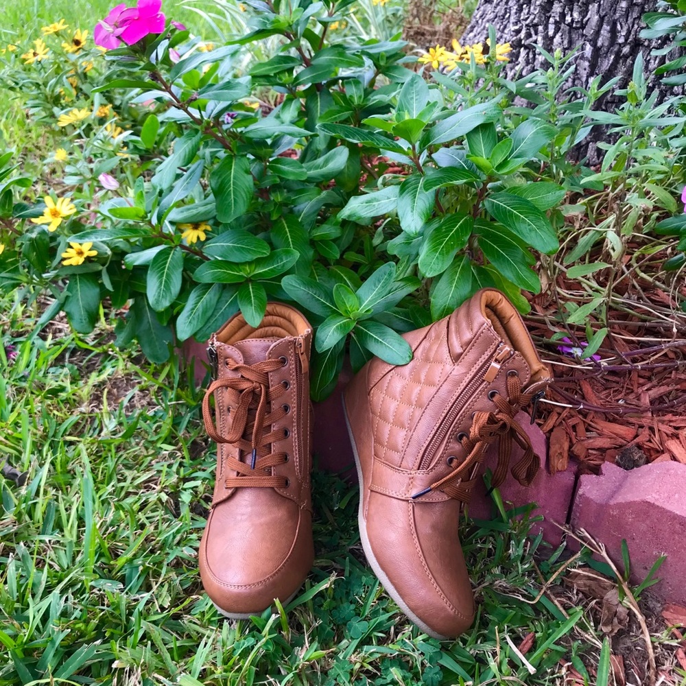 Belladia Quilted Faux Leather Booties
